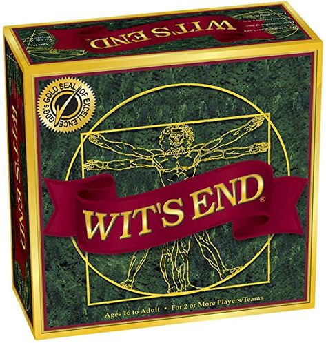 Amazon.com: Wit's End Board Game: Blanchard, Amy E.: Toys & Games Mind Riddles, Adult Birthday Party Games, Board Games For Couples, Brain Teaser Games, Fun Board Games, Games Board, Question Cards, Adult Birthday Party, Couple Games