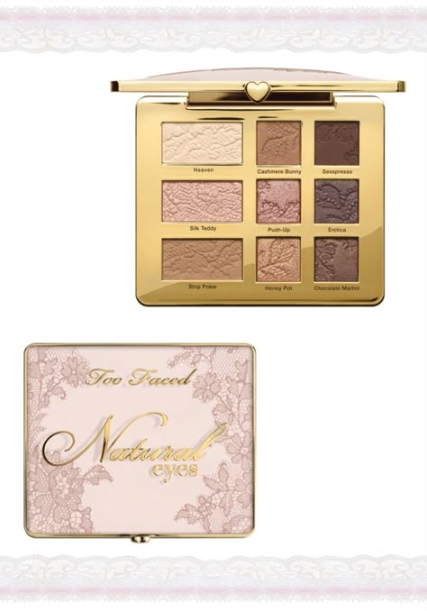 Too Faced Coquette, Jill Stuart Makeup, Too Faced Eyeshadow Palette, Two Faced Makeup, Too Faced Eyeshadow, Makeup Pallets, Ethereal Makeup, Fancy Makeup, Brown Eyeshadow