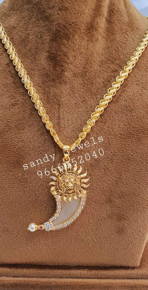 Mens Lockets Gold, Sun Locket Pendants Gold, Pulli Goru Designs For Men, Puligoru Chains For Boys, Puligoru Chains For Men, Puli Goru Designs For Boys, Baby Boy Gold Kada Designs, Tiger Nail Pendant Design For Men, Puli Goru Designs For Men