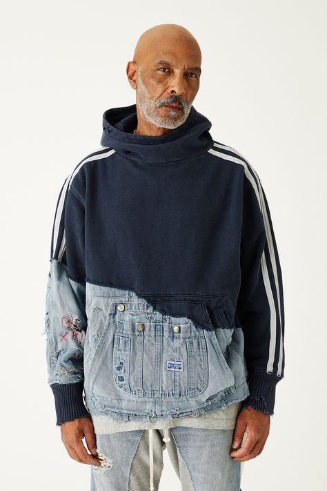 November Fashion, Greg Lauren, Patchwork Fashion, Jacket Ideas, Ronnie Fieg, Denim Projects, Upcycle Sweater, Creation Couture, Upcycled Fashion