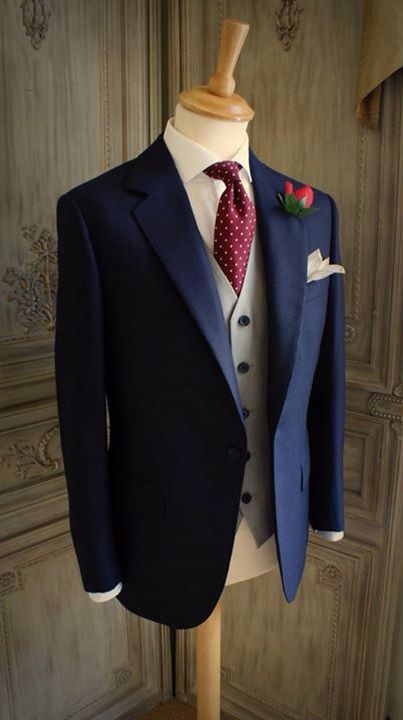 Love the grey waistcoat with the blue jacket Blue Suit Grey Waistcoat, Wedding Suits Men Blue, Wedding Suits Men Grey, Men Waistcoat, Groom Wedding Attire, Blue Suit Wedding, Wedding Suits Groom, Suits Men, Groomsmen Suits