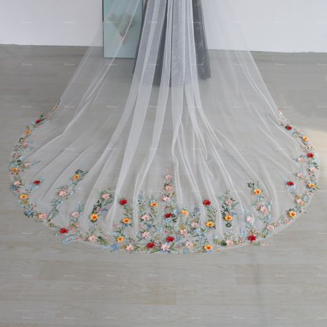 Bride veil long