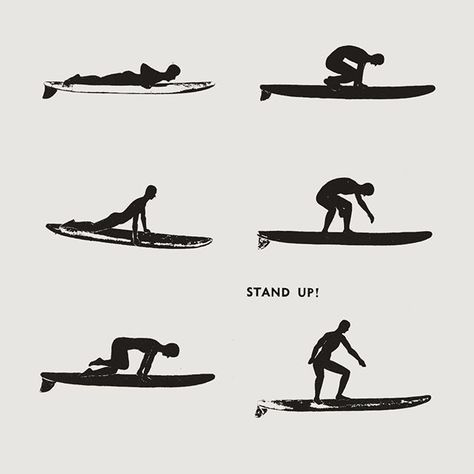 Vintage Infographic, Surf Quotes, Hawaiian Vintage, Surfing Tips, Mavericks Surfing, Gopro Surfing, Sup Stand Up Paddle, Illustration Doodle, California Summer