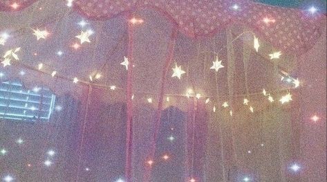 Star Lights Aesthetic, Pink Star Banner, Bee And Puppycat Aesthetic, I Believe In Unicorns, Glitter Banner, Fairy Dust, Pastel Aesthetic, Aesthetic Photo, Pink Aesthetic