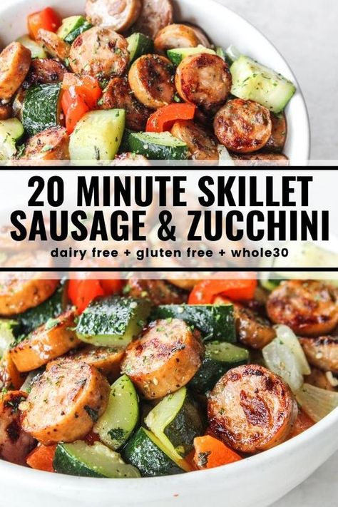 Zucchini Peppers And Onions, Dinners Recipes, Dried Basil, One Pot Dinners, Resep Diet, Health Dinner, Health Dinner Recipes, Think Food, Peppers And Onions