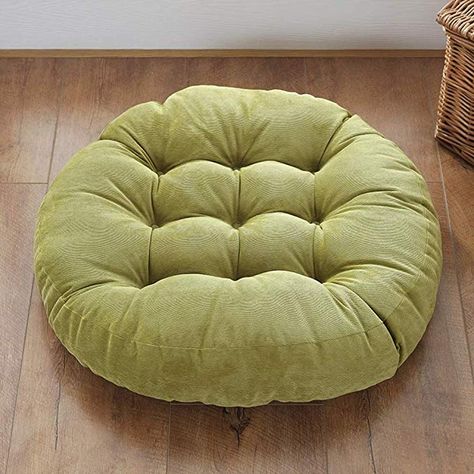 Tatami Futon, Round Chair Cushions, Round Seat Cushions, Large Floor Pillows, Design Japonais, Kitchen Chair Cushions, Cozy Seats, Soft Sofa, Outdoor Chair Cushions