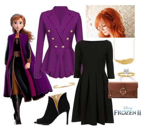 Frozen 2 Anna Outfit Outfit | ShopLook Anna And Elsa Inspired Outfits, Anna Frozen 2 Outfit, Frozen Disney Bounding, Frozen Anna Outfit, Anna Frozen Outfit Ideas, Frozen Anna Inspired Outfit, Anna Frozen Inspired Outfits, Anna Outfits Disney, Anna Outfit Ideas