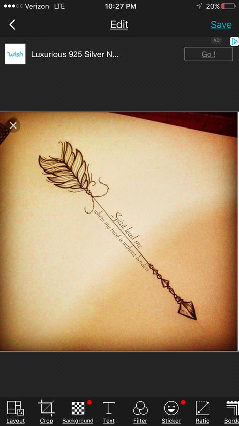 Faith Over Fear Arrow Tattoo, Small Arrow Tattoos, Infinity Tattoo Designs, Matching Sister Tattoos, Feather Dream Catcher, Infinity Tattoos, Writing Tattoos, Arrow Tattoo, Tattoo Script