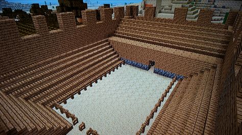 Minecraft  Arena Minecraft Pvp Arena Ideas, Minecraft Pvp Arena, Minecraft Arena, Minecraft Idea, Minecraft Designs, Minecraft, Quick Saves