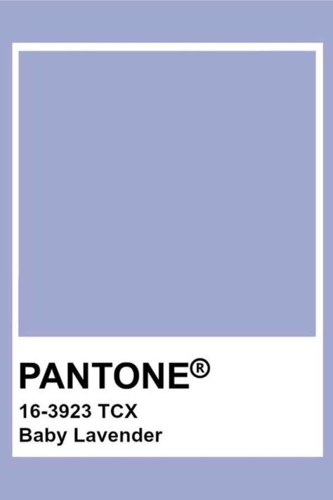 lavender color aesthetic Lavander Colour Shades, Lavender Pantone Color, Pretty Pantone Colors, Blue Lavender Color Palette, Pastel Pantone Colors, Colour Swatches Pantone, Light Purple Pantone, Pantone Colors Purple, Pastel Blue Pantone