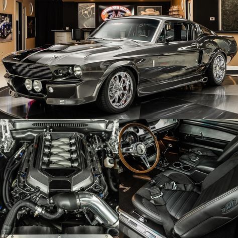 Eleanor - Coyote powered Eleanor! Eleanor Mustang, Gone In 60 Seconds, Mustang Wallpaper, 1967 Mustang, Mustang Gt500, Custom Muscle Cars, Vintage Classics, Pony Car, Mustang Cars