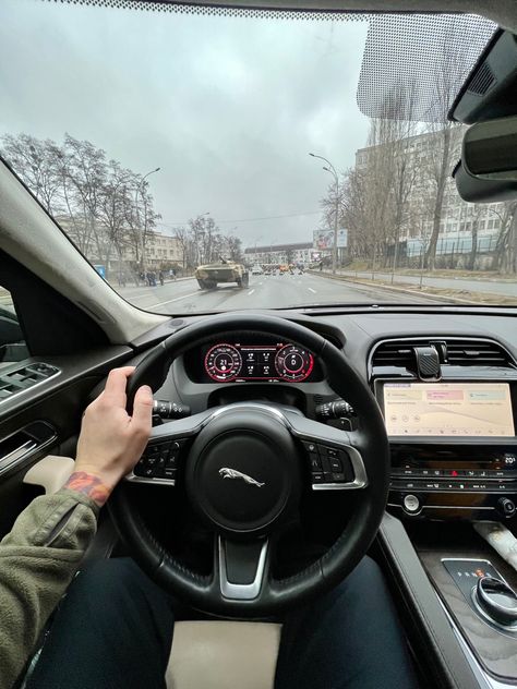 Luxury Car Steering Wheel Aesthetic, Jaguar Aesthetic Car, Man Driving Car Aesthetic, Jaguar Car Aesthetic, Steering Wheel Aesthetic, Jaguar Aesthetic, Driving Pov, Jaguar Suv, Blood Donation Posters