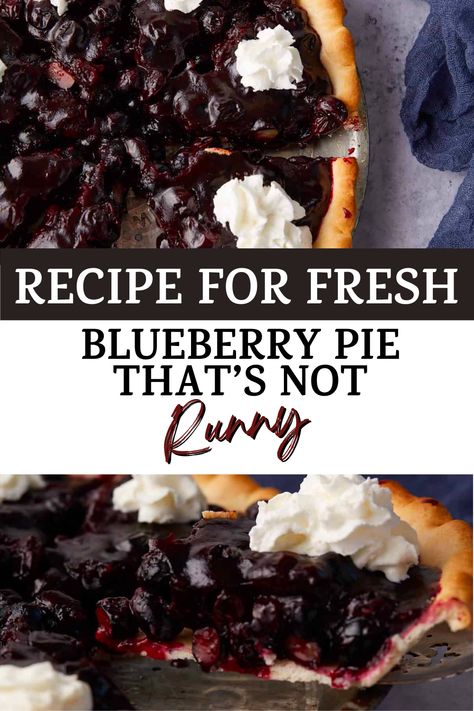 Easy Homemade Blueberry Pie, Blueberry Pie No Top Crust, Open Face Blueberry Pie, Blueberry Icebox Pie, Blueberry Pie With Fresh Blueberries, Blueberry Pie Fresh Blueberries, Fresh Blueberry Pie Filling, Blueberry Pie From Frozen Blueberries, Fresh Blueberry Pie Recipes