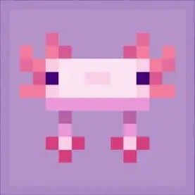 Pixel Axolotl, Axolotl Pixel Art, Axolotl Minecraft, Minecraft Axolotl, Minecraft Bedroom Decor, Minecraft Drawings, Creepy Images, Minecraft Room, Pinterest Diy Crafts