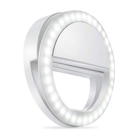 Whellen l184 Selfie Ring Light with 36 LED Bulbs, Flash Lamp Clip Ring Lights Fill-in Lighting Portable for Phone/Tablet/ iPad/Laptop Camera - White Ring Lights, Laptop Camera, Cellphone Accessories, Selfie Ring Light, Ipad Laptop, Rechargeable Light, Led Light Fixtures, Selfie Light, Light Ring