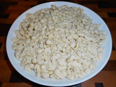 Low Carb Spaetzle Pasta/Noodles Keto Diabetic Chef's Recipe Carbalose Recipes, Speatzle Recipe, Keto Pastry, Carbquik Recipes, Spaetzle Recipe, Carb Sides, Keto Board, Keto Pasta, Keto Sides