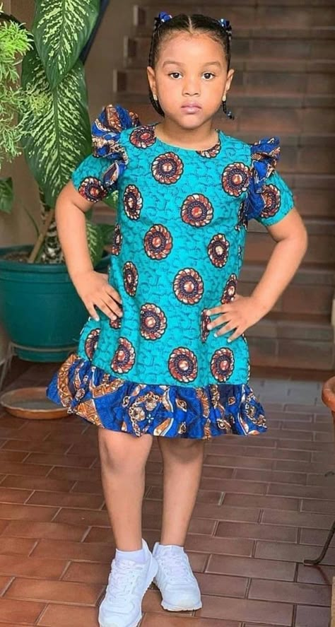 Children Kampala Gown Styles, Kampala Styles For Kids Girl, Kampala Styles For Children, Children's Ankara Dress Styles, Kids Ankara Styles Children, Kids African Dresses, Latest Children Ankara Gown, Kids Ankara Styles, Children Ankara Gowns