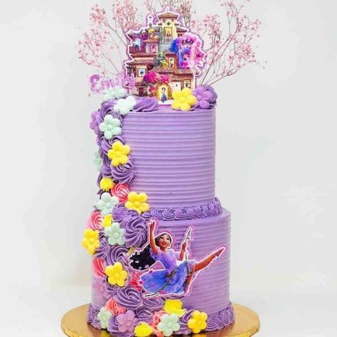 113 Enchanting Encanto Cake Ideas - Fun Party Pop Encanto Cakesicles, Encanto Treats, Encanto Cupcakes, Encanto Cake Ideas, Encanto Cakes, Encanto Birthday Cake, Cakesicles Ideas, Encanto Cake, Pink Rose Cake