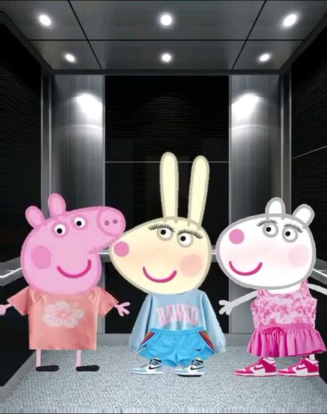 #peppa #piggy #shorts #edit #tiktok #elevator #stucky #aesthetic #preppy #coquette #1 #nicole #nothing #more Stucky Aesthetic, Preppy Peppa, Preppy Friends, Pepper Pig, Aesthetic Preppy, Preppy Coquette, Nothing More, Kids Shows, Peppa Pig