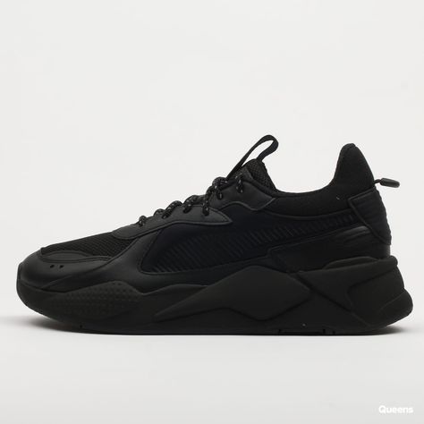 Puma Rs X, Puma Rs-x, Buy Sneakers, Puma Rs, Shoes Too Big, Street Fashion, All Black Sneakers, Thrift Store, Normcore