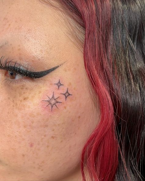 Under-eye tattoos are pretty intense. They're not just any tattoo because everyone can see them all the time, right under your eye. People get them fo... Small Under Eye Tattoo, Face Tattoos For Women Under Eye, Eyelid Tattoo, Under Eye Tattoo, Teardrop Tattoo, Small Face Tattoos, Any Tattoo, Barcode Tattoo, Eye Tattoos