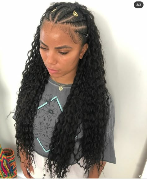 19 Gorgeous Ghana Braids Styles For 2022 - The Glossychic Braid Front Of Hair, Ghana Braid Styles, Curly Braided Hairstyles, Shaggy Layers, Ghana Braids Hairstyles, Curly Hair Braids, New Hair Trends, Braided Hairdo, Big Box Braids Hairstyles