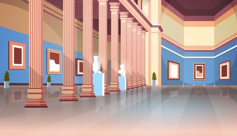 Ballroom of palace hall illustration of medieval castle interior of royal dancing room. | Free Vector Classicism Interior, Medieval Castle Interior, Dancing Room, Hall Illustration, Columns Interior, Castle Interior, Free Vector Backgrounds, Episode Backgrounds, Building Layout