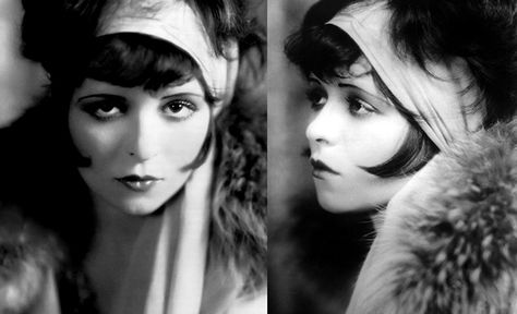 Different Ways to Wear a Vintage Scarf - Bobby Pin Blog / Vintage hair and makeup tips and tutorials 20s Hair, 1920s Hair, Clara Bow, 1920s Style, Headband Styles, 1920s Fashion, The 1920s, Hair Pictures, Vintage Scarf