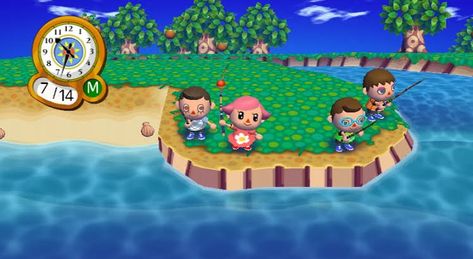 Animal Crossing Wii, Animal Crossing City Folk, Animal Crossing City, Animal Crossing Wiki, City Folk, Fish Wallpaper, Build A Snowman, Silly Animals, Animal Games