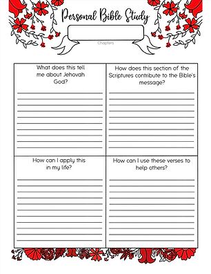 Free JW Worksheets | Spiritual Gems Shop Jw Library, Jw Printables, Bill Tracker Printable, Jw Bible, Personal Bible Study, Reading Notes, Pioneer Gifts, Family Worship, Gem Shop