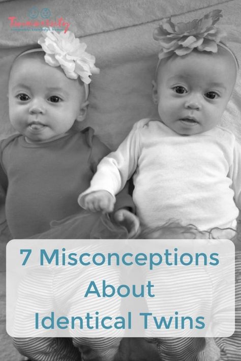 7 Misconceptions About Identical Twins Twin Mom Life, Twin Facts, Identical Twins Boys, Sleep Training Twins, Twin Girl Names, Birth Quotes, Breastfeeding Twins, Raising Twins, Twin Dolls