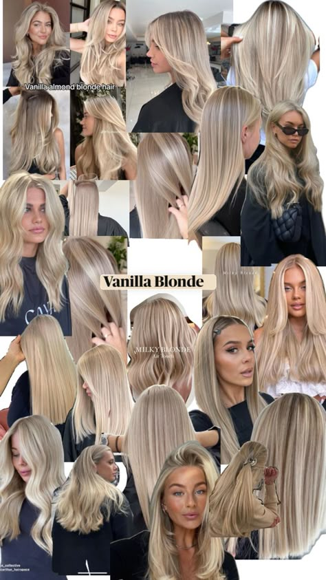 Long Hair Color Ideas, Extreme Haircut, Vanilla Blonde, Blonde Hair Goals, Perfect Blonde Hair, Bright Blonde Hair, Summer Blonde Hair, Really Short Hair, Dyed Blonde Hair