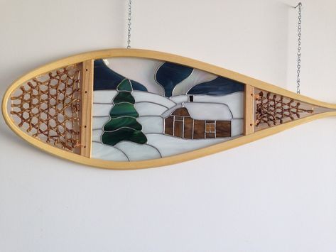 This Home Accents item is sold by GlassByGeorgeStudio. Ships from Canada. Listed on Apr 1, 2024 Stained Glass Cabin, Stained Glass And Wood, Stained Glass Winter, Stainglass Ideas, Productive Procrastination, Stained Glass Ideas, Stained Glass House, Hygge Vibes, Christmas Stained Glass