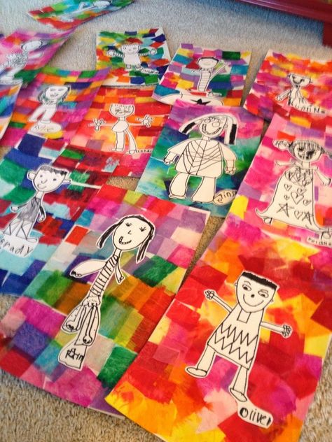 Kindergarten Self Portraits, Classe D'art, Self Portrait Art, Kindergarten Art Lessons, Kindergarten Art Projects, Blog Art, Self Portraits, Kindergarten Art, Art Lessons Elementary