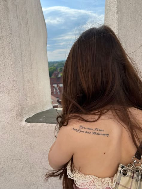 Lana Del Rey Bow Tattoo, Matching Lana Del Rey Tattoos, Back Tattoo Lyrics, Coquette Back Tattoo, Back Phrase Tattoo, Lana Lyric Tattoo, Lana Del Ray Inspired Tattoos, Lyric Tattoos Lana Del Rey, Lana Del Try Tattoo