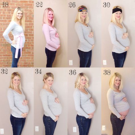 Pregnancy belly progression. 18 weeks -- 38 weeks pregnant. Pregnant Stomach, 38 Weeks Pregnant, 34 Weeks Pregnant, Bump Pictures, Baby Momma, Pregnancy Quotes, Weeks Pregnant, Chic Baby, Baby Belly