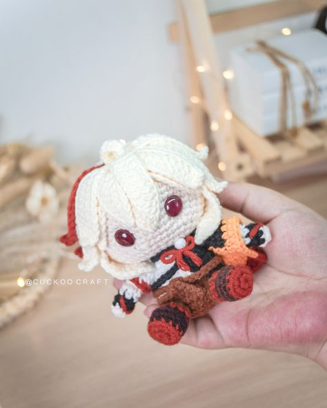 Anyone up for a kazuha pattern in this version? 🍁 🏷️ #genshinamigurumi #genshinpattern #crochet #amigurumi #craft #art #handmadewithlove #handmade #genshin #genshinimpact #genshincrochet #genshinplushie #hoyocreators #kazuha #kazuhaplush #kazuhaamigurumi #kazuhacfochet Genshin Crochet, Craft Art, Crochet Amigurumi, Crochet Projects, Amigurumi, Crochet Patterns, Crochet, Pattern, Quick Saves