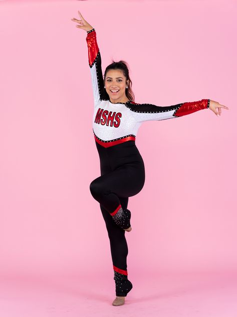 Custom Cheer, Pom, and Dance Team Uniforms – DA Designs Dancewear Drill Team Uniforms, Dance Team Photos, Dance Team Uniforms, Dance Photoshoot, Cute Dance Costumes, Dance Things, Cheer Pom Poms, Dance Uniforms, Drill Team