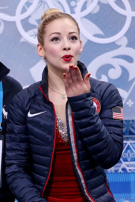 Medals Are Done, But Who Won Best Olympic Figure Skating Beauty? Figure Skating Hair, Figure Skating Quotes, Gracie Gold, Skating Quote, Pyeongchang 2018 Winter Olympics, Tessa Virtue Scott Moir, Gold Everything, Usa Pride, Popsugar Beauty