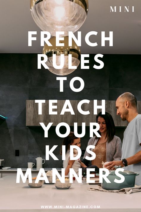 French parenting hacks are the best, especially when it comes to teaching kids manners and curing picky eaters! These parenting tips from French parents will help you raise polite kids and it may be easier than you think! Click to read this French parenting advice on how to teach manners.  #manners #etiquette #parentinghacks #French #Frenchparents #bringingupbebe #frenchparenting #france #parisian #paris #parentingadvice #motherhood #toddlers #teachingkidsmanners #teachmanners #toddler French Parenting, Teaching Kids Manners, Parenting Rules, Manners For Kids, Teaching Manners, Mini Magazine, Etiquette And Manners, Confidence Kids, Parenting Classes