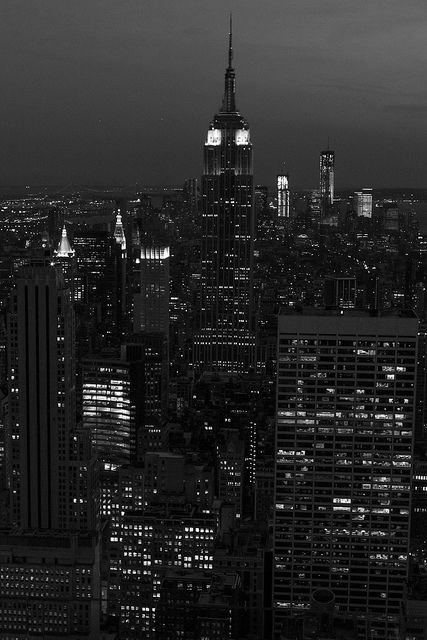 Like A Knife In The Heart by Lotus Carroll-flickr. Black And White New York, Whats Wallpaper, New York Wallpaper, New York Night, Black And White City, York Wallpaper, Black And White Picture Wall, Dark City, New York Aesthetic