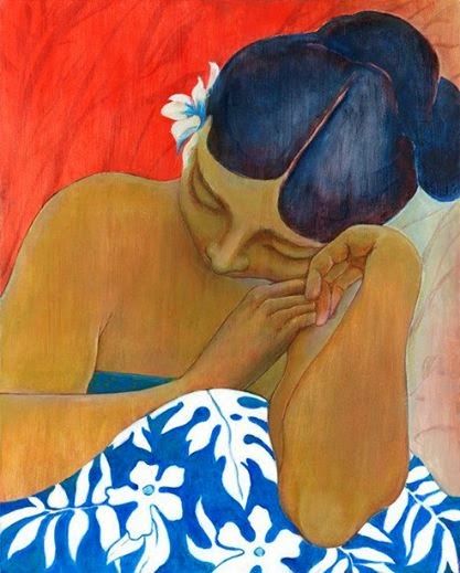 Sandra ierman Tutt'Art () Hawaiian Painting, Oil Painting Gallery, Polynesian Art, Hawaii Art, Hawaiian Art, Island Art, Painting Gallery, Arte Popular, Naive Art