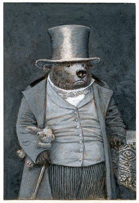 Illustration Photo, Bear Illustration, The Gentleman, Cat Mouse, Love Bear, Wow Art, Bear Art, Big Bear, American Heritage