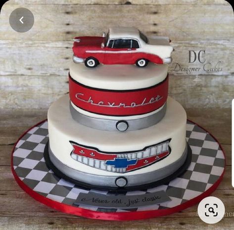 Car Cake Ideas, Classic Car Cake, Vintage Car Cake, Car Cakes For Men, Cars Cake Design, Vintage Car Birthday, Classic Cars Birthday Party, Cars Theme Cake, Cars Birthday Cake