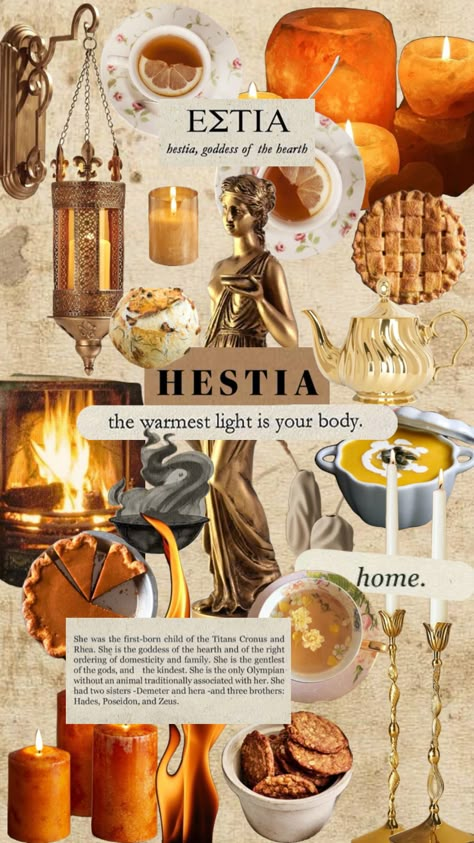 #hestia #goddessofhearth #mystic #themystic #greekgoddess #greekgoddesses #olympians #homemaker #goddessofthehearth #priestess Greek Goddess Aesthetic, Bridesmaid Candles, Mother Nature Goddess, Greek Titans, Goddess Of The Hearth, Goddess Aesthetic, Nature Goddess, Witch Spirituality, Witches Altar