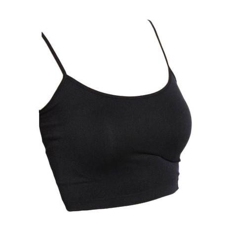 Tank Tops Spaghetti Strap, Under Wears Woman, Png Tops, Top Png, Png Top, Cropped Png, Black Bra Top, Black Spaghetti Strap Top, Spaghetti Strap Shirt