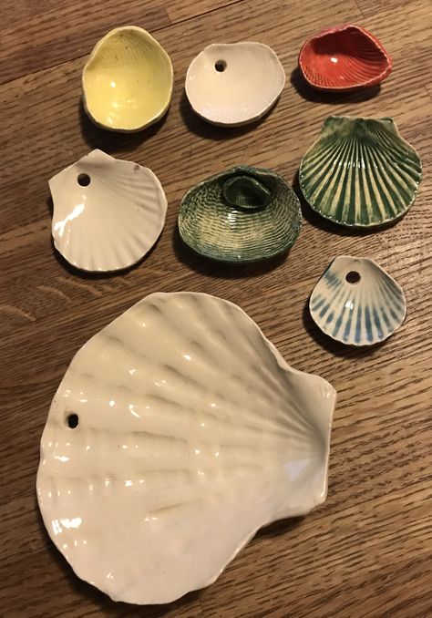 Seashells, Fall 2017 Seashell Pottery, Sea Shells, Ceramics, Tableware