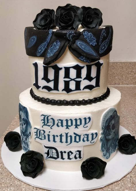 Chicana Quinceanera Theme, Chola Birthday Party Ideas, Lowrider Birthday Cake, Homies Cake, Chola Party Theme Ideas, Early 2000s Theme Party, Cholo Party Decorations, Chola Party, Latest Birthday Cake