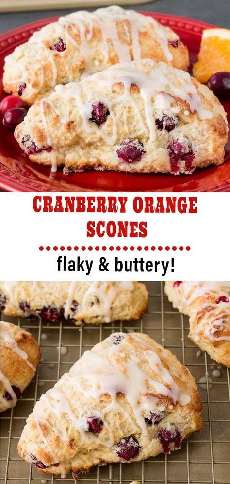 Cranberry Orange Scones Recipe, Orange Cranberry Scones, Sour Cream Scones, Orange Scones Recipe, Cranberry Orange Scones, Scone Recipes, Fall Tea, Cranberry Scones, Scones Recipe Easy