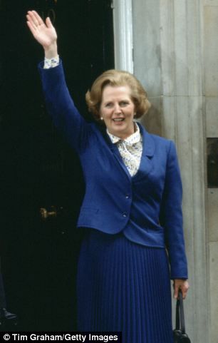 Victory: Margaret Thatcher quashed stereotypes about the traditional domestic woman by becoming the first female Prime Minister Samantha Cameron, Iron Lady, The Iron Lady, Top Bustier, Vocal Coach, British Prime Ministers, Peter Alexander, Margaret Thatcher, Weights For Women